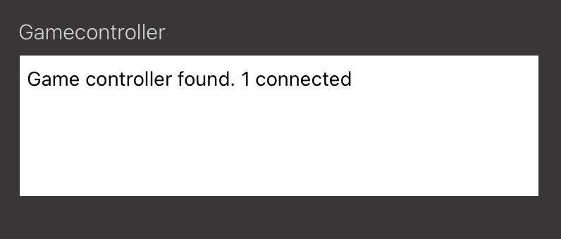 Game controller found message in DeviceJockey Developer Extras