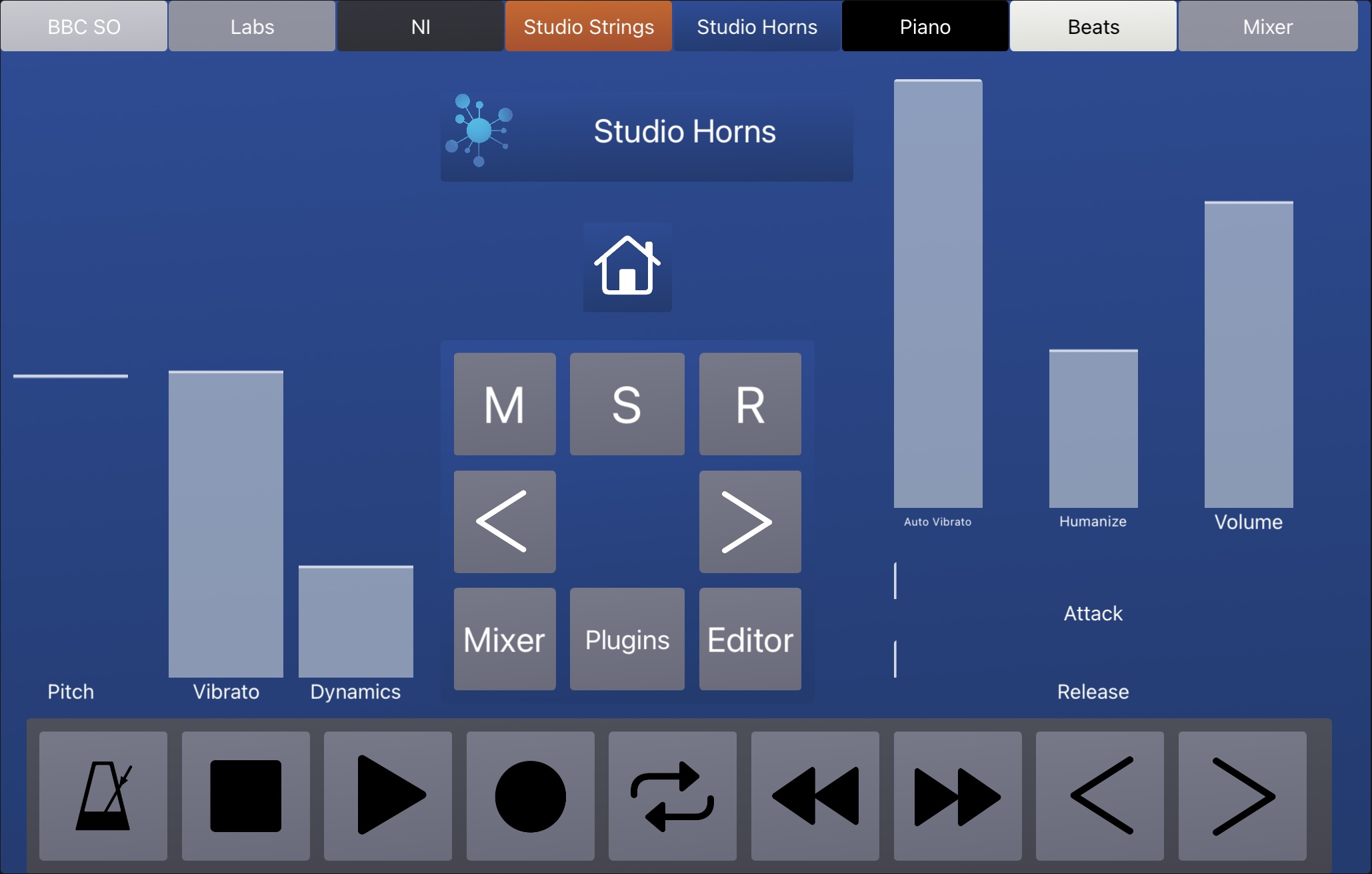 Panel 9 of the DeviceJockey DJ Logic X Control scene