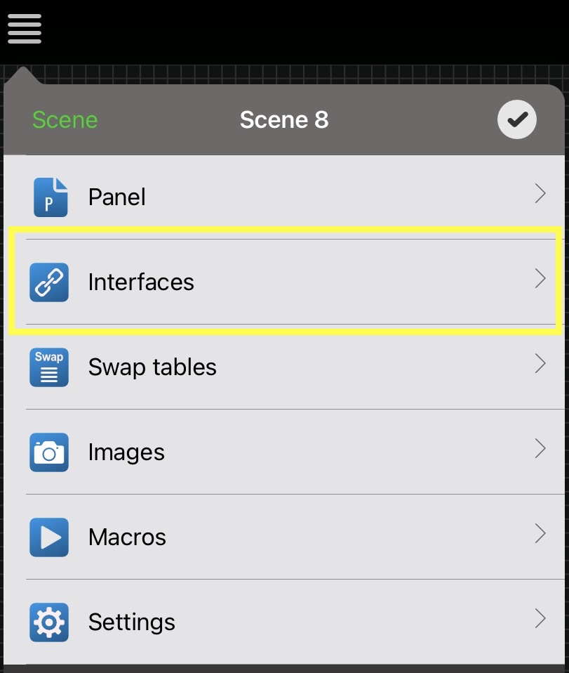 DeviceJockey interface menu