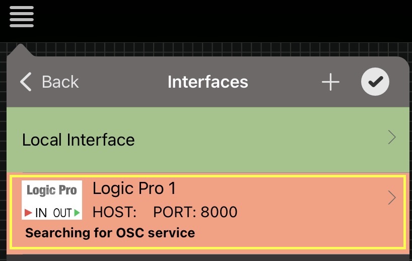 DeviceJockey Logic Pro interface waiting for Logic Pro