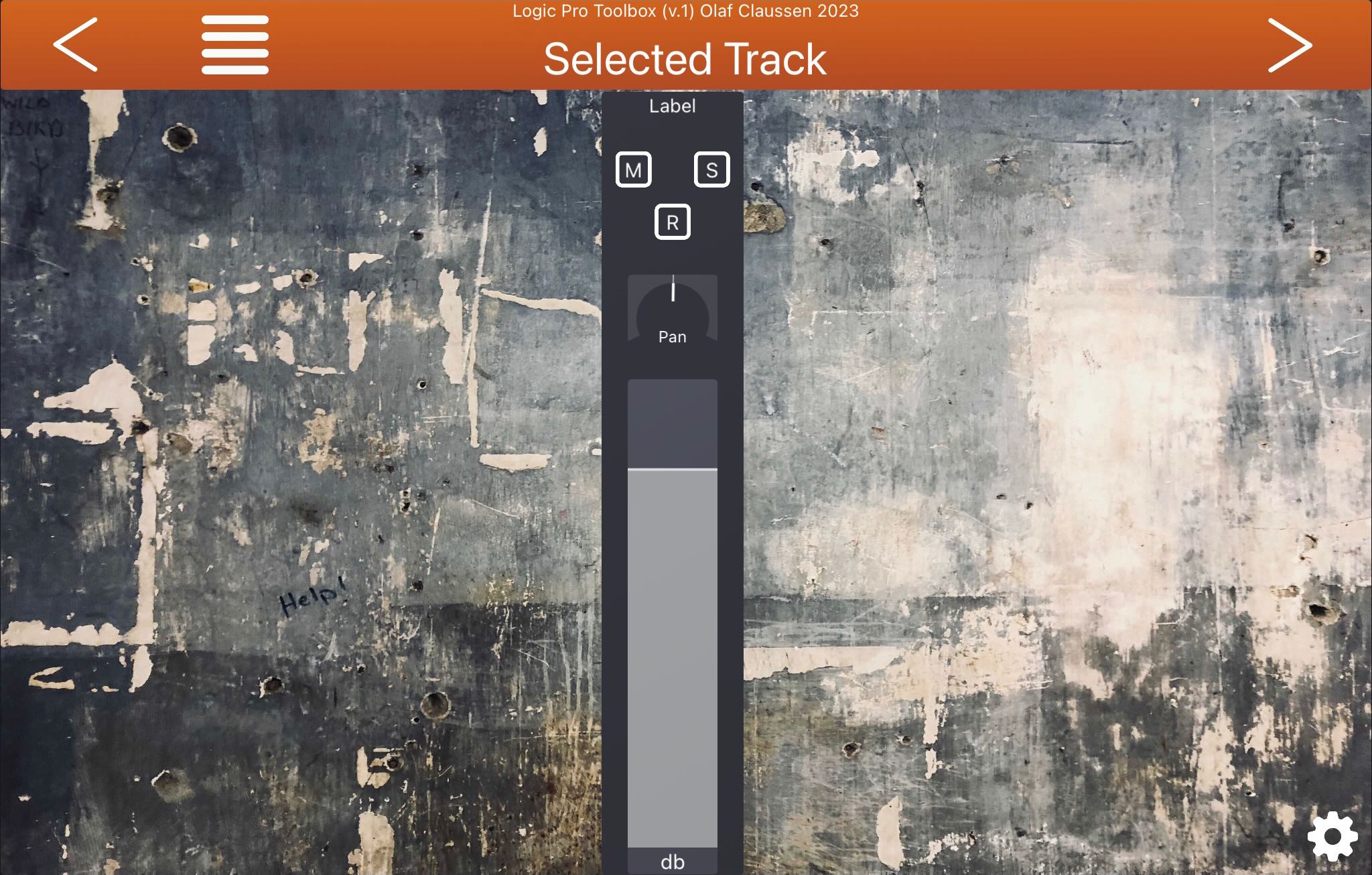 Logic Pro Toolbox panel for the selected track